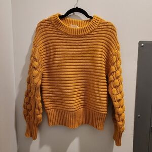 Chunky Knit Mustard Elodie Sweater
